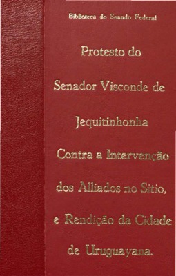 Rio de Janeiro : Typ. Universal de Laemmert, 1865., 1865