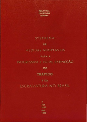 Rio de Janeiro: Typ. do Philanthropo, 1852., 1852