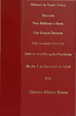 Rio de Janeiro : Typ. Imparcial de F. de P. Brito, 1847., 1847