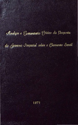 Rio de Janeiro: Typ. Nacional, 1871., 1871