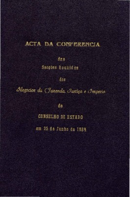 Rio de Janeiro: Typographia Nacional, 1884., 1884