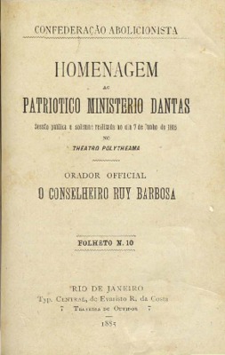 Rio de Janeiro : Typ. Central de E. Rodrigues da Costa, 1885., 1885