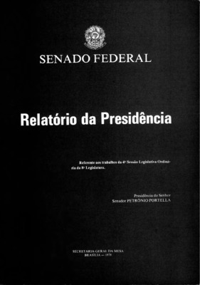 <BR>Data: 1978<BR>Responsabilidade: Senado Federal<BR>Endereço para citar este documento: -www2.senado.leg.br/bdsf/item/id/242605->www2.senado.leg.br/bdsf/item/id/242605