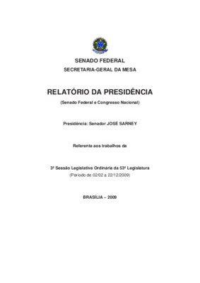 <BR>Data: 2009<BR>Responsabilidade: Senado Federal<BR>Endereço para citar este documento: ->www2.senado.leg.br/bdsf/item/id/242641
