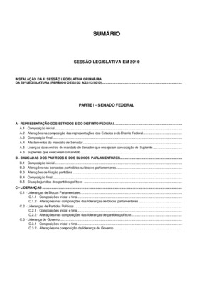 <BR>Data: 2010<BR>Responsabilidade: Senado Federal<BR>Endereço para citar este documento: ->www2.senado.leg.br/bdsf/item/id/242642
