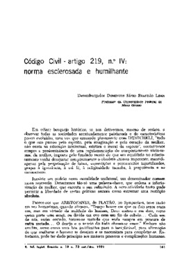 <BR>Data: 10/1981<BR>Fonte: Revista de informação legislativa, v. 18, n. 72, p. 161-172, out./dez. 1981<BR>Parte de: -www2.senado.leg.br/bdsf/item/id/496804->Revista de informação legislativa : v. 18, n. 72 (out./dez. 1981)<BR>Responsabilidade: