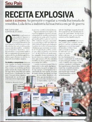 <BR>Data: 03/2005<BR>Fonte: Carta capital, v.11, nº 333, p. 18-22, mar. de 2005<BR>Endereço para citar este documento: ->www2.senado.leg.br/bdsf/item/id/183680