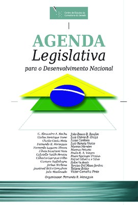 <BR>Data: 2011<BR>Conteúdo: Agricultura e meio-ambiente -- Infraestrutura -- Marcos legais -- Orçamento e setor público -- Políticas sociais -- Trabalho e previdência.<BR>Responsabilidade: C. Alexandre A. Rocha ... [et al.] ; organizador: Fernando B. Mene