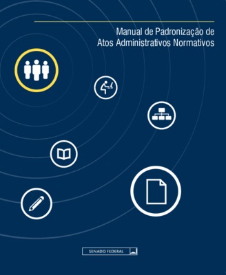 <BR>Data: 2012<BR>Conteúdo: Redação oficial -- Características gerais dos documentos oficiais -- Regras de redação de atos administrativos -- os atos administrativos normativos -- Técnica legislativa -- Remissão de atos administrativos normativos -- Regul