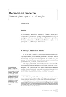 <BR>Data: 07/2013<BR>Fonte: Revista de informação legislativa, v. 50, n. 199, p. 7-23, jul./set. 2013.<BR>Parte de: ->Revista de informação legislativa : v. 50, n. 199 (jul./set. 2013)<BR>Responsabilidade: Rubens Beçak<BR>Endereço para citar este document