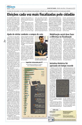 <BR>Data: 10/08/2010<BR>Fonte: Jornal do Senado, v. 8, n. 315, 10 ago. 2010. Especial Cidadania<BR>Endereço para citar este documento: -www2.senado.leg.br/bdsf/item/id/188055->www2.senado.leg.br/bdsf/item/id/188055