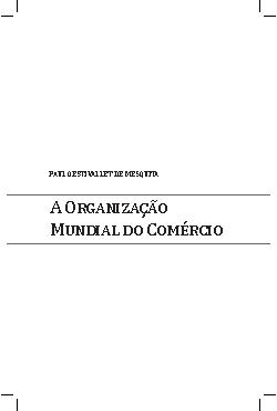 Organização Mundial do Comércio