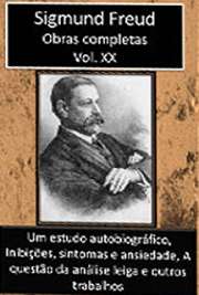   Obras Completas Vol. XX. Sigismund Schlomo Freud (Príbor, 6 de maio de 1856 — Londres, 23 de setembro de 1939), mais conhecido como Sigmund Freud, formou-se