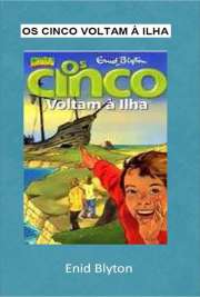   Nesta nova aventura, os Cinco fogem para a ilha de Kirrin. Mas quem é que já lá esteve? E o que estará escondido no baú misterioso que encontraram? Quando os Cinco acham que estão no encalço de um bando de contrabandistas, escutam um grito arrepiante. 