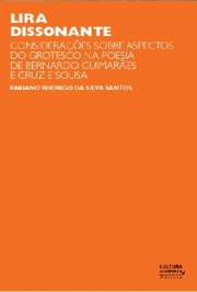 Este estudo tem como objeto a poesia de Bernardo Guimarães e Cruz e Sousa, buscando investigar os elementos grotescos por eles explorados. A escolha dessa categoria estética como eixo de nossas investigações deve-se ao fato de a crítica até o momento ter dedicado pouca atenção à participação do grotesco no universo estético desses autores. Além disso, o grotesco abre caminho para a com­preensão da lírica brasileira do século XIX por um viés diretamente ligado à poética moderna.

Site para baixar estudos literários em todos os formatos. 