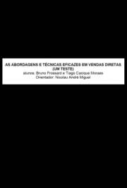   Descreve as principais etapas da venda pessoal e as técnicas de vendas relacionadas à estratégia do marketing de relacionamento. Foi utilizada a abordagem do