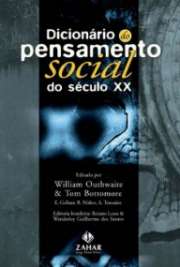   O pensamento social do século XX cobre um amplo espectro de matérias, abrangendo as ciências sociais, a filosofia, as teorias e doutrinas políticas, as idéia