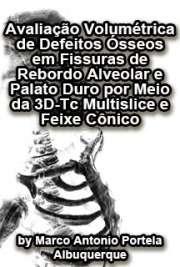   Avaliação volumétrica de defeitos ósseos em fissuras de rebordo alveolar e palato duro por meio da 3D-TC multislice e feixe cônico Faculdade de Odontologia / Diagnóstico Bucal