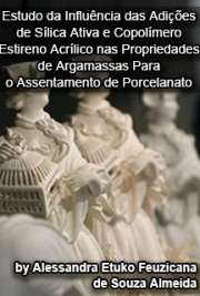   Estudo da influência das adições de sílica ativa e copolímero estireno acrílico nas propriedades de argamassas para assentamento de porcelanato Faculdade de Ciência e Engenharia de Materiais