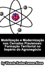 Faculdade de Filosofia, Letras e Ciências Humanas / Geografia Humana
Universidade de São Paulo

"Objetiva-se, nesse estudo, analisar os novos processos de modernização que se impõem nos cerrados piauienses produzidos pela presença da agricultura moderna. [...] Tal movimento teve inicio nos anos 1970 com os primeiros projetos agropecuários e de reflorestamentos instalados através de incentivos fiscais e financeiros públicos, mais se consolida somente em meados dos anos 1990 com a ampliação do deslocamento de migrantes sulistas e de empresas do agronegócio para aquela área. [...] Busca-se, nesse sentido, apontar que a atual modernização dos cerrados piauienses se faz produzindo descompassos sócio-espaciais. Ela se configura, portanto, como um processo essencialmente excludente."

Free download ebooks de Geografia Humana sem limite em todos os formatos
formato pdf mobipocket txt ePub format