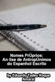 Nomes próprios: análise de antropônimos do espanhol escrito
