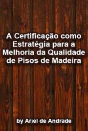 Escola Superior de Agricultura Luiz de Queiroz / Recursos Florestais
Universidade de São Paulo

"As empresas brasileiras fabricantes de produtos de madeira de maior valor agregado apresentam obstáculos que dificultam o seu desenvolvimento e aumento da competitividade. [...] Nesse sentido, a Associação Nacional dos Produtores de Pisos de Madeira - ANPM desenvolveu um programa de certificação buscando a melhoria da qualidade dos produtos, entretanto, a efetividade desse programa é desconhecida. Assim, o objetivo do presente trabalho foi analisar os efeitos da implantação de um programa de certificação na qualidade do produto piso de madeira. [...] Os resultados mostraram que a implantação do programa de certificação impactou de forma positiva melhorando o padrão de qualidade dos pisos de madeira e que apenas as empresas certificadas conseguiram atender os requisitos exigidos pelas normas técnicas. [...] A conclusão geral é que o programa de certificação contribuiu para a melhoria da qualidade dos pisos de madeira."

Ebooks de Recursos Florestais grátis em todos os formatos
formato pdf mobipocket txt ePub format