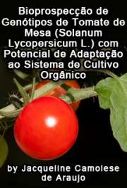 Bioprospecção de genótipos de tomate de mesa (Solanum lycopersicum L.) com potencial de adaptação ao sistema de cultivo orgânico

Escola Superior de Agricultura Luiz de Queiroz / Fitotecnia
Universidade de São Paulo

"Os objetivos do trabalho foram determinar a produtividade e seus componentes e caracterizar física, qualitativa e sensorialmente os frutos de tomate de cultivares híbridos e de polinização aberta, dentro dos grupos Santa Cruz e Italiano, visando o consumo in natura. Utilizaram-se 14 cultivares de tomate de mesa, sendo seis experimentais e oito comerciais. [...] As cultivares do grupo Italiano: IAC 4, IAC 6, Netuno e Bari; bem como as cultivares do grupo Santa Cruz: IAC 1, IAC 5, HTV 0601 e Débora Victory obtiveram as melhores notas em todos os atributos sensoriais avaliados. Todas as cultivares apresentaram frutos de qualidade, com valores da relação SS/AT maiores que 10 e teor de SS maior que 3%, sendo adequadas ao consumo in natura."

Free download ebooks de Fitotecnia sem limite em todos os formatos
formato pdf mobipocket txt ePub format