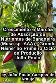 Crescimento e marcha de absorção de nutrientes de bananeira (Musa sp. AAA), Grande Naine no primeiro ciclo de produção

Escola Superior de Agricultura Luiz de Queiroz / Fitotecnia
Universidade de São Paulo

"O presente trabalho consistiu na determinação da marcha de absorção de macro e micronutrientes pela bananeira (Musa spp), cultivar Grande Naine durante o primeiro ciclo de produção. [...] As equações de regressão que mais se adequaram para os rizomas, pseudocaule e folhas foram os modelos exponenciais, para as inflorescências, o modelo que mais se adequou foi a equação polinomial de terceiro grau. A reciclagem de nutrientes, a partir de um manejo adequado de órgãos, bem como a sua exportação junto com a colheita, deve ser levada em consideração em qualquer programa de adubação da bananeira."

Fazer download livros de Fitotecnia grátis sem limite em todos os formatos
formato pdf mobipocket txt ePub format