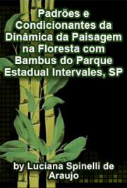   Padrões e condicionantes da dinâmica da paisagem na floresta com bambus do Parque Estadual Intervales, SP Ecologia de Agroecossistemas / Ecologia Aplicada