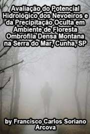 Avaliação do potencial hidrológico dos nevoeiros e da precipitação oculta em ambiente de Floresta Ombrófila Densa Montana na Serra do Mar, Cunha, SP

Faculdade de Filosofia, Letras e Ciências Humanas / Geografia Física
Universidade de São Paulo

"Entre outubro de 2009 e dezembro de 2012, foi realizado estudo no Laboratório de Hidrologia Florestal Walter Emmerich (L.H.F.W.E.), para avaliar o potencial hidrológico dos nevoeiros e a precipitação oculta em ambiente de Floresta Ombrófila Densa Montana, na Serra do Mar, em Cunha, a leste do Estado de São Paulo. [...] Considerando apenas os eventos de nevoeiro sem chuva, a precipitação oculta foi de 2,3 mm, correspondendo a 0,12% da precipitação pluviométrica anual. Para os eventos de chuva com a presença de nevoeiro, a precipitação oculta gerou um total de 5,1 mm de água adicional ao piso da floresta, correspondendo a 0,27% da precipitação pluviométrica. Concluiu-se que a precipitação oculta na floresta não é um processo importante para a entrada de água na microbacia D."

Free download ebooks de Geografia Física sem limite em todos os formatos
formato pdf mobipocket txt ePub format