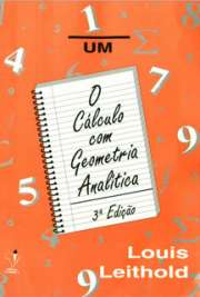   O Cálculo Diferencial e Integral, também chamado de cálculo infinitesimal, ou simplesmente Cálculo, é um ramo importante da matemática, desenvolvido a partir Em matemática, a expressão geometria analítica possui dois significados distintos. O significa