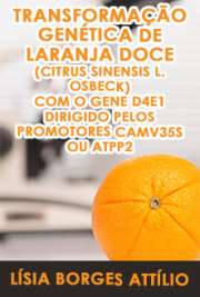   Transformação genética de laranja doce (Citrus sinensis L. Osbeck) com o gene D4E1 dirigido pelos promotores CaMV35S ou AtPP2 Escola Superior de Agricultura Luiz de Queiroz / Fitotecnia