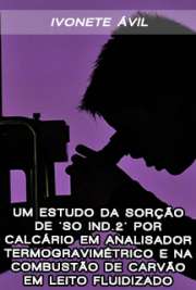  Um estudo da sorção de ´SO IND.2´ por calcário em analisador termogravimétrico e na combustão de carvão em leito fluidizado Escola de Engenharia de São Carlos / Térmica e Fluidos