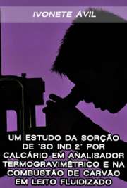   Um estudo da sorção de ´SO IND.2´ por calcário em analisador termogravimétrico e na combustão de carvão em leito fluidizado Escola de Engenharia de São Carlos / Térmica e Fluidos