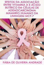   Efeitos da associação entre vitamina A e ácido butírico em células de adenocarcinoma mamário humano da linhagem MCF-7 Faculdade de Ciências Farmacêuticas / Nutrição Experimental