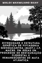   Diversidade e estrutura genética de Piptadenia gonoacantha (Mart.) J.F. Macbr. em áreas em processo de restauração florestal e remanescentes de Mata Atlântic Escola Superior de Agricultura Luiz de Queiroz / Genética e Melhoramento de Plantas