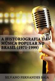 Faculdade de Filosofia, Letras e Ciências Humanas / História Social
Universidade de São Paulo

"Esta tese apresenta um estudo da historiografia da música popular no Brasil, realizada nos programas de pós-graduação em História, nos estados de São Paulo e do Rio de Janeiro, no período delimitado entre o início da década de 1970 até o final da década de 1990. A pesquisa identifica e analisa temáticas, conteúdos, abordagens, conceitos, fontes e metodologias. Pretende também entender as agendas, dinâmicas e tendências de pesquisa, bem como seus influxos estéticos e ideológicos ao longo do tempo. Constitui-se num mapa analítico da historiografia da música popular no Brasil, a partir de uma perspectiva crítica. Apresenta uma reflexão histórica e teórico-metodológica, revisando o processo de formação e afirmação de um campo de estudos inscrito nas Ciências Humanas e, particularmente, na História."

 de História da música 
Download de ebook grátis