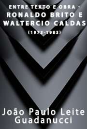 Escola de Comunicações e Artes / Artes Plásticas
Universidade de São Paulo

"Os objetos da dissertação Entre texto e obra - Ronaldo Brito e Waltercio Caldas (1973-1983) são as trajetórias do crítico de arte Ronaldo Brito e do artista Waltercio Caldas durante a década de 1970 e início da década seguinte, as intersecções entre ambas e uma parte da dinâmica da arte contemporânea brasileira do período que sofreu os impactos dessas trajetórias. Esta dissertação propôs investigar as principais linhas de força que perpassaram a arte brasileira entre 1973 e 1983, e em que medida estes vetores marcaram os desdobramentos do meio artístico brasileiro a partir de então, tendo como referências os textos de Ronaldo Brito e a obra de Waltercio Caldas. Foi possível identificar alguns aspectos que marcaram as trajetórias pesquisadas e conseqüentemente, parte do panorama da arte brasileira do período, como as relações dialéticas estabelecidas com a experiência da arte moderna [...] e o fortalecimento de preocupações ligadas ao papel do mercado de arte no meio artístico."

Baixar livros de Arte contemporânea brasileira  ...