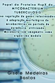 Papel da proteína HspX do Mycobacterium tuberculosis na regulação de genes relacionados à adaptação morfológica de micobactérias ao período de dormência, utilizando Mycobacterium smegmatis como organismo modelo

Faculdade de Ciências Farmacêuticas / Análises Clínicas
Universidade de São Paulo

"A manutenção da infecção latente pelo M. tuberculosis (TBIL) pode ser atribuída à sua capacidade de sobreviver durante anos no organismo humano em um estado não replicativo (dormente). [...] O presente estudo tem como objetivo, verificar se a superexpressão da proteína HspX altera a expressão de genes envolvidos com a síntese de componentes da parede celular, replicação do DNA e divisão celular de bacilos, assim como, na expressão de genes envolvidos com a resposta imune inata em macrófagos infectados com esses bacilos. [...] em conjunto, essas alterações de expressão gênica, em consequência da presença da proteína HspX sugerem uma contribuição, direta ou indireta, [...] para a resposta imune inata dos macrófagos infectados favorecendo a viabilidade intracelular dessas bactérias."

 de Expressão gênica em formato pd...