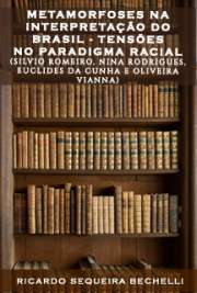   Metamorfoses na interpretação do Brasil - Tensões no paradigma racial (Silvio Romeiro, Nina Rodrigues, Euclides da Cunha e Oliveira Vianna) Faculdade de Filosofia, Letras e Ciências Humanas / História Social