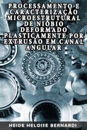   Processamento e caracterização microestrutural de nióbio deformado plasticamente por extrusão em canal angular Escola de Engenharia de Lorena / Materiais Metálicos, Cerâmicos e Poliméricos