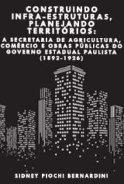 Construindo infra-estruturas, planejando territórios: a Secretaria de Agricultura, Comércio e Obras Públicas do Governo Estadual Paulista (1892-1926)

Faculdade de Arquitetura e Urbanismo / História e Fundamentos da Arquitetura e do Urbanismo
Universidade de São Paulo

"O trabalho analisa a atuação da Secretaria de Agricultura, Comércio e Obras Públicas do governo estadual paulista no período compreendido entre 1892, quando foi criada e 1926 quando foi desmembrada em duas: a Secretaria de Agricultura, Indústria e Comércio e Secretaria de Viação e Obras Públicas. [...] A diversificação na aplicação do capital visualizada na expressiva atividade urbanizadora na cidade de São Paulo orientou a prática urbanística do período, caracterizada pelo espraiamento e fragmentação, sob respaldo da Secretaria que não mediu esforços para ampliar as redes de água e esgoto para acompanhar o acelerado crescimento urbano."

Obrigado por baixar ebooks grátis de História do Urbanismo . online na melhor biblioteca do Mundo!