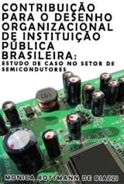   Contribuição para o desenho organizacional de instituição pública brasileira: estudo de caso no setor de semicondutores Escola Politécnica / Engenharia de Produção