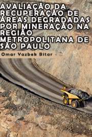 Escola Politécnica / Engenharia Mineral
Universidade de São Paulo

"Este estudo compreende uma avaliação de procedimentos e medidas de recuperação de áreas degradadas por mineração na Região Metropolitana de São Paulo- RMSP. Inicialmente, apresenta-se o problema investigado e a hipótese que orientou a pesquisa. [...] Discutem-se aspectos relacionados à instalação de usos pós-mineração na RMSP, tendo como base o estudo em minas desativadas e a análise sobre a reabilitação de antigas áreas de mineração que se encontram atualmente ocupadas de forma desordenada ou planejada [...]. Ao final, sintetizam-se as conclusões gerais obtidas, contemplando os aspectos principais sobre as medidas de recuperação e a instalação de usos pós-mineração na RMSP [...]."

Obrigado por baixar ebooks grátis de Engenharia Mineral . online na melhor biblioteca do Mundo!