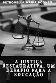 Faculdade de Educação
Universidade de São Paulo

"Esta tese apresenta o campo emergente e dinâmico da Justiça Restaurativa, que se caracteriza por lidar de forma transversal com práticas e saberes de diferentes áreas, e suas possibilidades na educação. Dialogando com os temas do justo e da política, indaga sobre quais os valores que possibilitam a educação para a política, a cidadania e a ação em comum. [...] Conclui que a reflexão sobre a Justiça Restaurativa é uma tentativa de favorecer a educação para a cidadania, para formar sujeitos de direito, capazes de assumir responsabilidade no mundo a partir de sua prática para formar sujeitos de direito, capazes de assumir responsabilidade no mundo político, dando maior consistência ao propósito de restaurar o justo e instaurar o direito."

 grátis de justiça restaurativa . online na melhor biblioteca do Mundo!