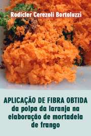 Faculdade de Ciências Farmacêuticas / Bromatologia
Universidade de São Paulo

"Os subprodutos do processamento de laranja representam sérios problemas de contaminação ao meio ambiente, mas estudos os apontam como alternativas promissoras, como ingredientes para a indústria alimentícia, devido ao seu elevado teor de fibra e pectina. Este trabalho teve o objetivo de estudar as propriedades funcionais da fibra obtida da polpa da laranja e sua aplicação em mortadelas de frango com baixo teor de gordura. [...] Concluímos que há possibilidade de produzir ingredientes a partir do resíduo do suco de laranja para serem utilizados como agente emulsionante para estabilizar produtos cárneos emulsionados sem prejudicar as propriedades funcionais da carne, mantendo suas características de sabor e aroma e com benefícios econômicos."

Obrigado por baixar ebooks grátis de Bromatologia . online na melhor biblioteca do Mundo!