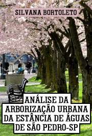 Escola Superior de Agricultura Luiz de Queiroz / Fitotecnia
Universidade de São Paulo

"Este trabalho teve como objetivo analisar a arborização urbana da Estância Turística de Águas de São Pedro-SP, visando obter uma série de informações que possibilitassem o planejamento de uma cidade com mais qualidade ambiental, mais qualidade de vida para seus habitantes e que se mostrasse mais atrativa aos turistas. [...] Constatou-se que o município não tem uma Secretaria do Meio Ambiente, o que reforça a necessidade de sua criação, com ações direcionadas no sentido da construção de parques, reformulações nos espaços livres, plantios de árvores nas áreas indicadas, reflorestamentos, tratamento de esgoto, reciclagem do lixo e eliminação/redução da poluição sonora, do ar, das águas e visual."

Obrigado por baixar ebooks grátis de Fitotecnia . online na melhor biblioteca do Mundo!