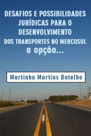   Desafios e possibilidades jurídicas para o desenvolvimento dos transportes no Mercosul: a opção pela multimodalidade Pós-Graduação em Integração da América Latina