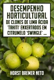   Desempenho horticultural de clones de lima ácida `Tahiti´ enxertados em citrumelo `Swingle´ cultivados com e sem irrigação Escola Superior de Agricultura Luiz de Queiroz / Fitotecnia