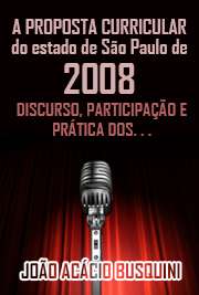 A proposta curricular do estado de São Paulo de 2008: discurso, participação e prática dos professores de matemática

Faculdade de Educação
Universidade de São Paulo

"A partir da Lei de Diretrizes e Bases da Educação Brasileira (LDBEN) do ano de 1996, iniciou-se a produção de diversos documentos, tanto de orientações como de definições em torno da organização de conteúdos [...]. Esta pesquisa trata de compreendermos e discutirmos como se estabelecem as relações de (in)compreensões dos professores de Matemática que dela participaram e que atuam na rede de ensino da Secretaria de Estado da Educação de São Paulo [...]. A competência é elemento inovador nos documentos curriculares; ela invade os currículos, porém, produz pluralidade em seu significado. Quanto à formação dos professores, destacamos tanto o conhecimento profissional destes como a resistência elaborada nos seus discursos."

Obrigado por baixar ebooks grátis de Ensino de matemática . online na melhor biblioteca do Mundo!